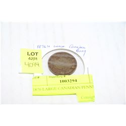 1876 LARGE CANADIAN PENNY