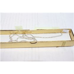 .925 STERLING SILVER NECKLACE - 28"