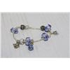Image 1 : PANDORA STYLE  BRACELET IN SHADES OF BLUE