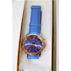 NEW GENEVA WATCH - BLUE