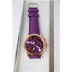 NEW GENEVA WATCH - PURPLE
