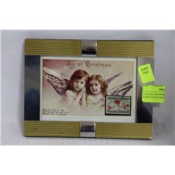 CANADA 1898 WORLDS FIRST CHRISTMAS STAMP - FRAMED