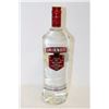 Image 1 : 1.14L BOTTLE OF SMIRNOFF VODKA 40%ALC./VOL.