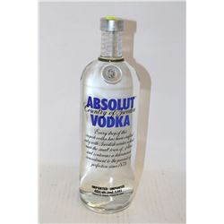 1.14L BOTTLE OF ABSOLUT VODKA 40%ALC./VOL.