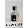 Image 1 : FIVE 200ML BOTTLES OF POLAR ICE VODKA 40%ALC./VOL.