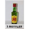 Image 1 : 3 BOTTLES OF J&B BLENDED SCOTCH WHISKY