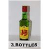 Image 1 : 3 BOTTLES OF J&B BLENDED SCOTCH WHISKY