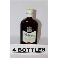 4 BOTTLES OF BALLANTINE'S FINEST BLENDED SCOTCH