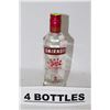 Image 1 : FOUR 375ML BOTTLES OF SMIRNOFF RASPBERRY