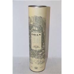 750ML BOTTLE OF OBAN SINGLE MALT SCOTCH WHISKY