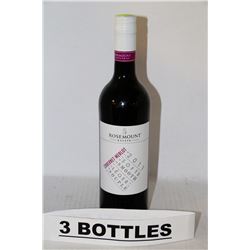 THREE 750ML BOTTLES OF ROSEMOUNT CABERNET-MERLOT