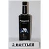 Image 1 : TWO 750ML BOTTLES OF POLAR ICE VODKA 40%ALC./VOL.