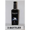 Image 1 : TWO 750ML BOTTLES OF POLAR ICE VODKA 40%ALC./VOL.