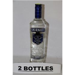 TWO 750ML BOTTLES OF SMIRNOFF NO.57 VODKA