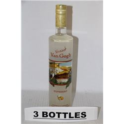 THREE 750ML BOTTLES OF VAN GOGH ESPRESSO COFFEE