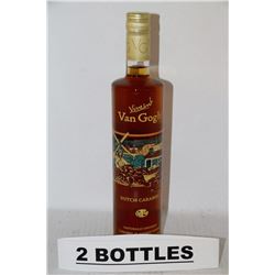 TWO 750ML BOTTLES OF VAN GOGH DUTCH CARAMEL