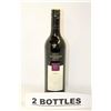 Image 1 : TWO 750ML BOTTLES OF WYNDHAM BIN 999 2012 MERLOT
