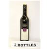 Image 1 : TWO 750ML BOTTLES OF WYNDHAM BIN 999 2012 MERLOT