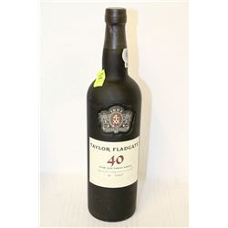 ONE 750ML BOTTLE OF TAYLOR FLADGATE 40 YEAR OLD