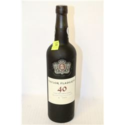 ONE 750ML BOTTLE OF TAYLOR FLADGATE 40 YEAR OLD
