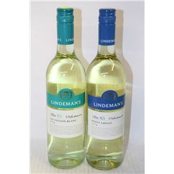 TWO 750ML BOTTLES OF LINDEMAN'S BIN 95 & 85
