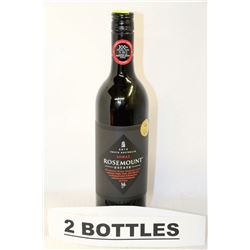 TWO 750ML BOTTLES OF ROSEMOUNT 2013 SHIRAZ