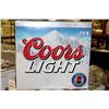 Image 1 : CASE OF 24 CANS OF COORS LIGHT BEER