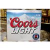 Image 1 : CASE OF 24 CANS OF COORS LIGHT BEER