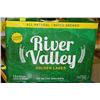 Image 1 : CASE OF 12 CANS OF RIVER VALLEY GOLDEN LAGER