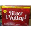 Image 1 : CASE OF 12 CANS OF RIVER VALLEY RED ALE