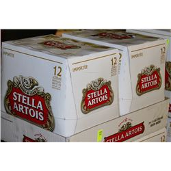 FLAT OF 24 BOTTLES OF STELLA ARTOIS IMPORTED