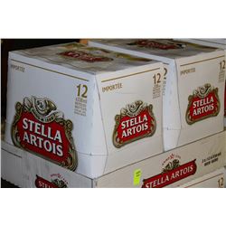 FLAT OF 24 BOTTLES OF STELLA ARTOIS IMPORTED