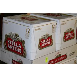 FLAT OF 24 BOTTLES OF STELLA ARTOIS IMPORTED