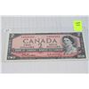 Image 1 : 1954 BANK OF CANADA $2 BANKNOTE