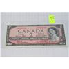 Image 1 : 1954 BANK OF CANADA $2 BANKNOTE