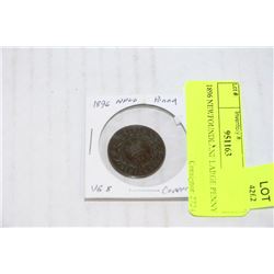 1896 NEWFOUNDLAND LARGE PENNY