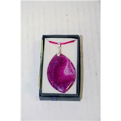 DRAGONS VEIN AGATE OVAL PENDANT