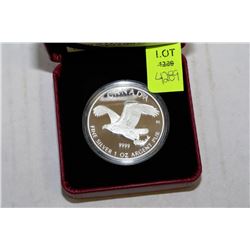 2014 1oz .9999 FINE SILVER BALD EAGLE CANADA $5