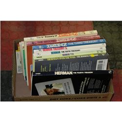 BOX OF COMPLETE HERMAN TREASURES SET & OTHER