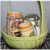 Image 1 : BASKET OF 3 GERMAN BEER STEIN