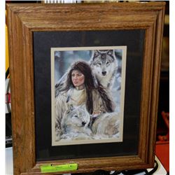 "GUARDIANS" BY MAIJA DOUBLE MATTED-FRAMED