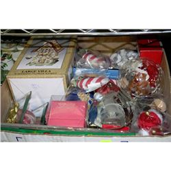 BOX W/NEW CHRISTMAS MINIATURE