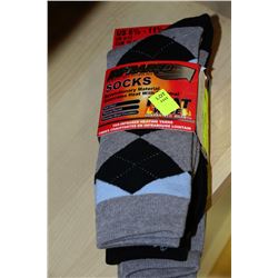 3-PACK OF MENS HEATWAVE SOCKS - SIZE 6.5-11.5