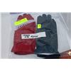 Image 1 : 2 PACK OF LADIES LEATHER GLOVES - SIZE S