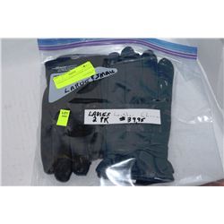 2 PACK OF LADIES LEATHER GLOVES - SIZE L & S