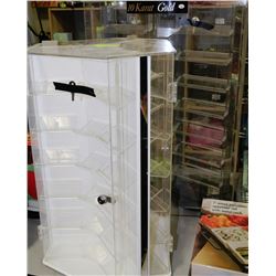 PAIR OF ROTATING JEWELLERY DISPLAY CABINETS