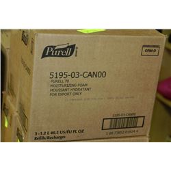 BOX OF 3-1.2L PURELL FOAM HAND SANITIZER REFILLS