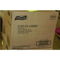 BOX OF 3-1.2L PURELL FOAM HAND SANITIZER REFILLS