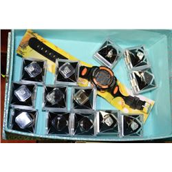 BOX WITH FASHION RINGS & WATCH