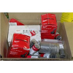 BOX OF MILWAUKEE HEAVY DUTY SELFEED BITS